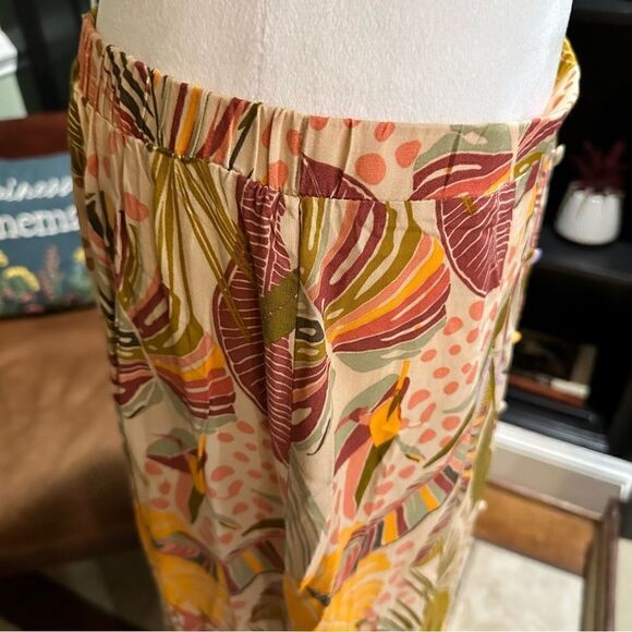Versona Tropical Print Maxi Skirt Size Large NWT - Picture 4 of 11